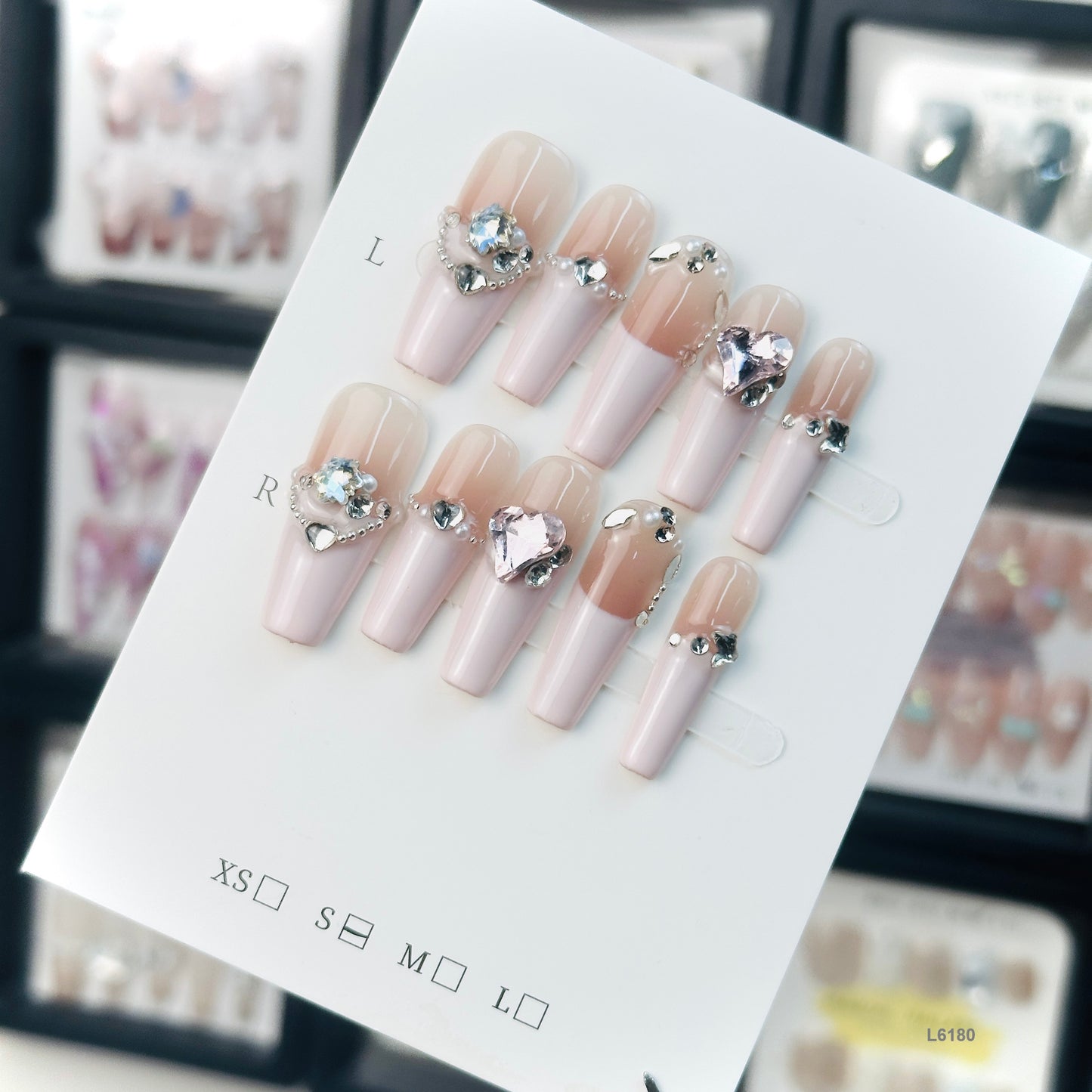 L6180   press on nails