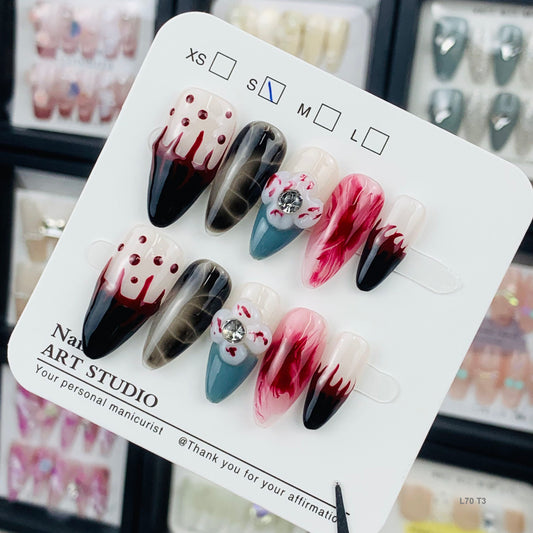 L70 T3 press on nails