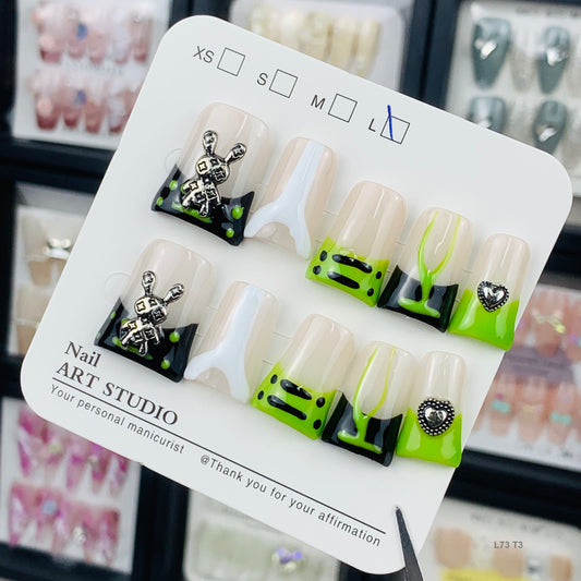 L73 T3 press on nails