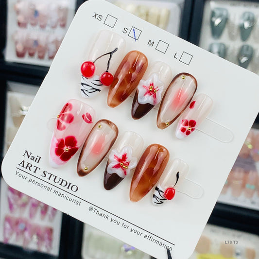 L78 T3 press on nails