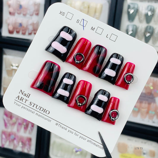 L79 T3 press on nails