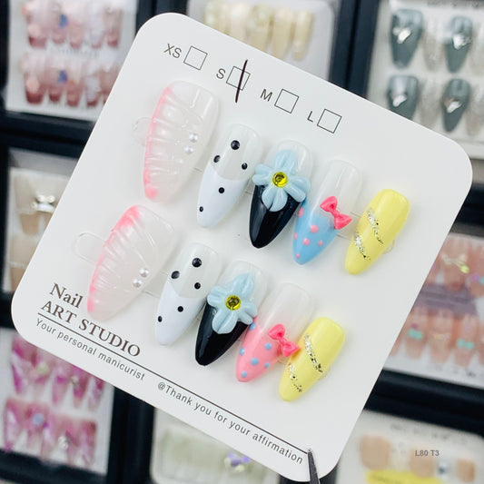 L80 T3 press on nails