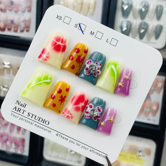 L86 T3 press on nails